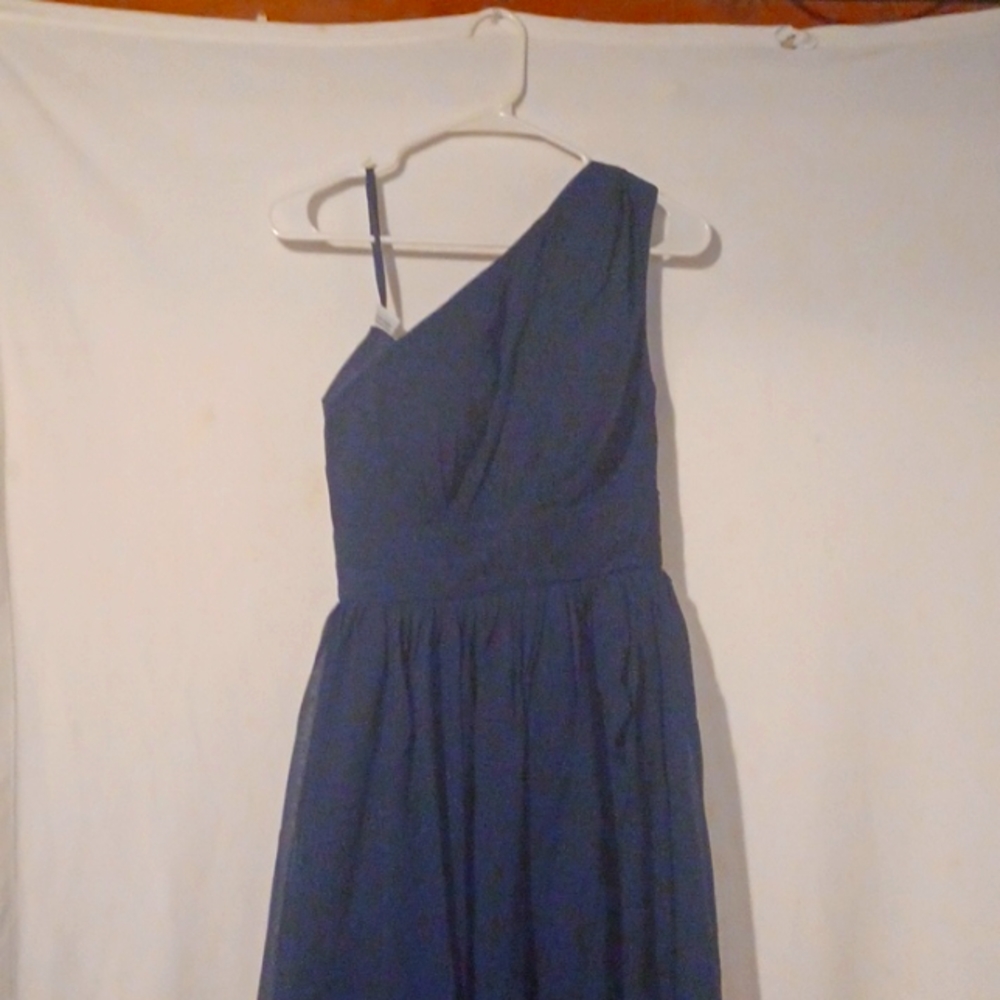 Navy blue long dress